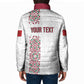 Morocco Atlas Lions Personalized Padded Jacket Arabesque Inspired Pattern