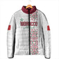 Morocco Atlas Lions Personalized Padded Jacket Arabesque Inspired Pattern