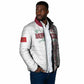 Morocco Atlas Lions Personalized Padded Jacket Arabesque Inspired Pattern