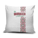 Morocco Atlas Lions Pillow Cover Arabesque Inspired Pattern