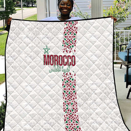 Morocco Atlas Lions Quilt Arabesque Inspired Pattern