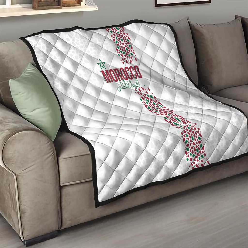 Morocco Atlas Lions Quilt Arabesque Inspired Pattern