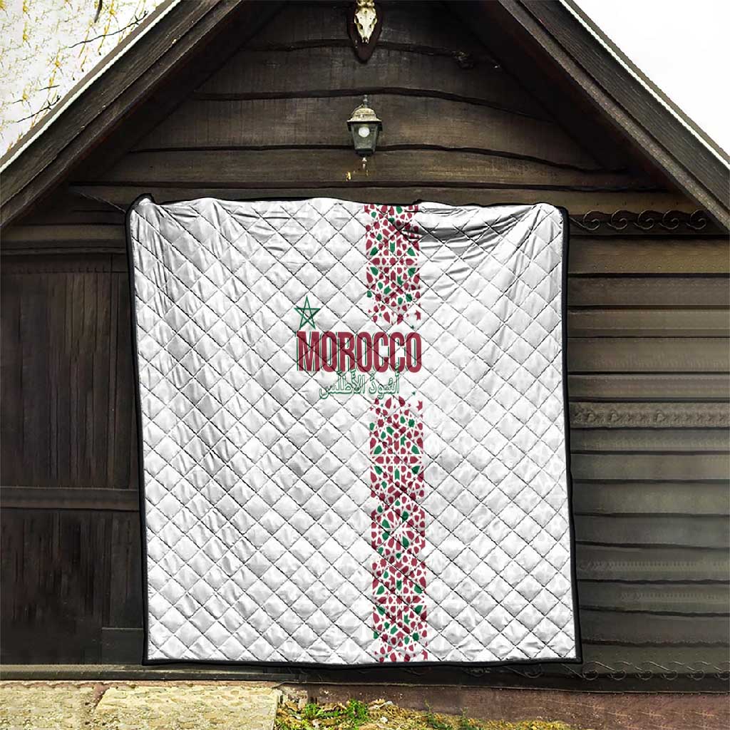 Morocco Atlas Lions Quilt Arabesque Inspired Pattern