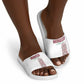 Morocco Atlas Lions Slide Sandals Arabesque Inspired Pattern