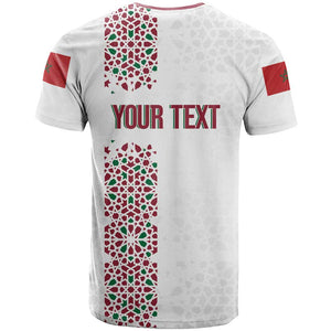 Morocco Atlas Lions Personalized T shirt Arabesque Inspired Pattern