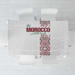 Morocco Atlas Lions Tablecloth Arabesque Inspired Pattern