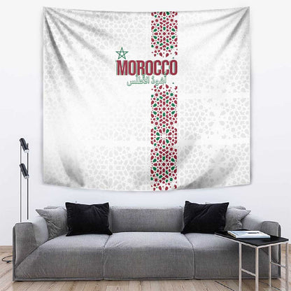 Morocco Atlas Lions Tapestry Arabesque Inspired Pattern
