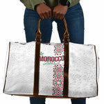 Morocco Atlas Lions Travel Bag Arabesque Inspired Pattern