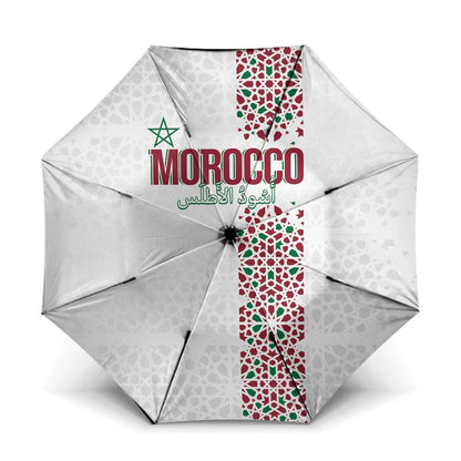 Morocco Atlas Lions Umbrella Arabesque Inspired Pattern