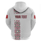 Morocco Atlas Lions Personalized Zip Hoodie Arabesque Inspired Pattern