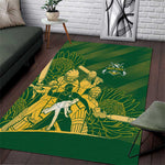 South Africa Cricket Champion Area Rug Proteas Rock The World - African Pride