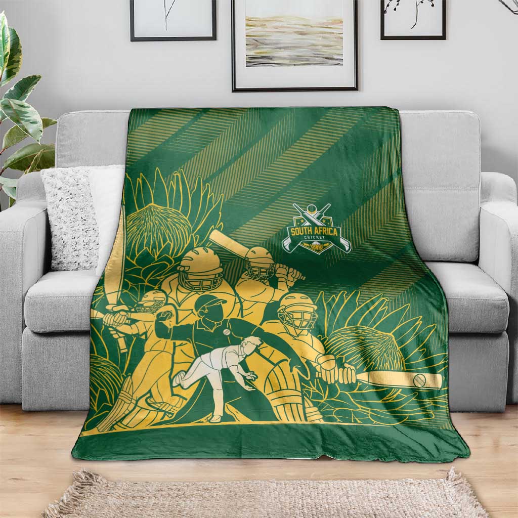 South Africa Cricket Champion Blanket Proteas Rock The World - African Pride