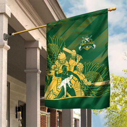 South Africa Cricket Champion Garden Flag Proteas Rock The World - African Pride