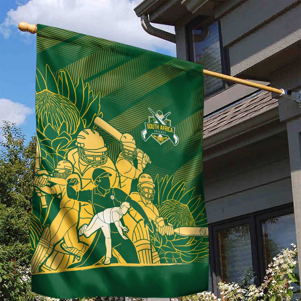 South Africa Cricket Champion Garden Flag Proteas Rock The World - African Pride