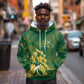 Custom South Africa Cricket Champion Hoodie Proteas Rock The World - African Pride