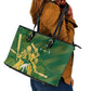 South Africa Cricket Champion Leather Tote Bag Proteas Rock The World - African Pride