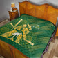 South Africa Cricket Champion Quilt Proteas Rock The World - African Pride
