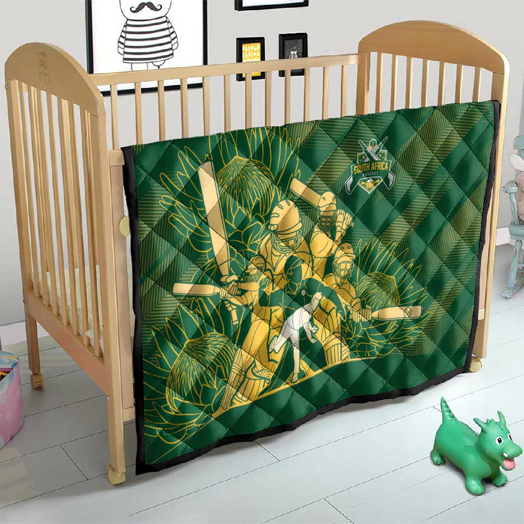 South Africa Cricket Champion Quilt Proteas Rock The World - African Pride