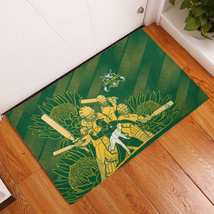 South Africa Cricket Champion Rubber Doormat Proteas Rock The World - African Pride