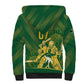 Custom South Africa Cricket Champion Sherpa Hoodie Proteas Rock The World - African Pride