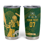 Custom South Africa Cricket Champion Tumbler Cup Proteas Rock The World - African Pride