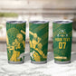 Custom South Africa Cricket Champion Tumbler Cup Proteas Rock The World - African Pride