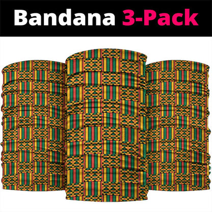 South African Heritage Day Neck Gaiter Kente Ethnic Patterns Mix Protea LT7