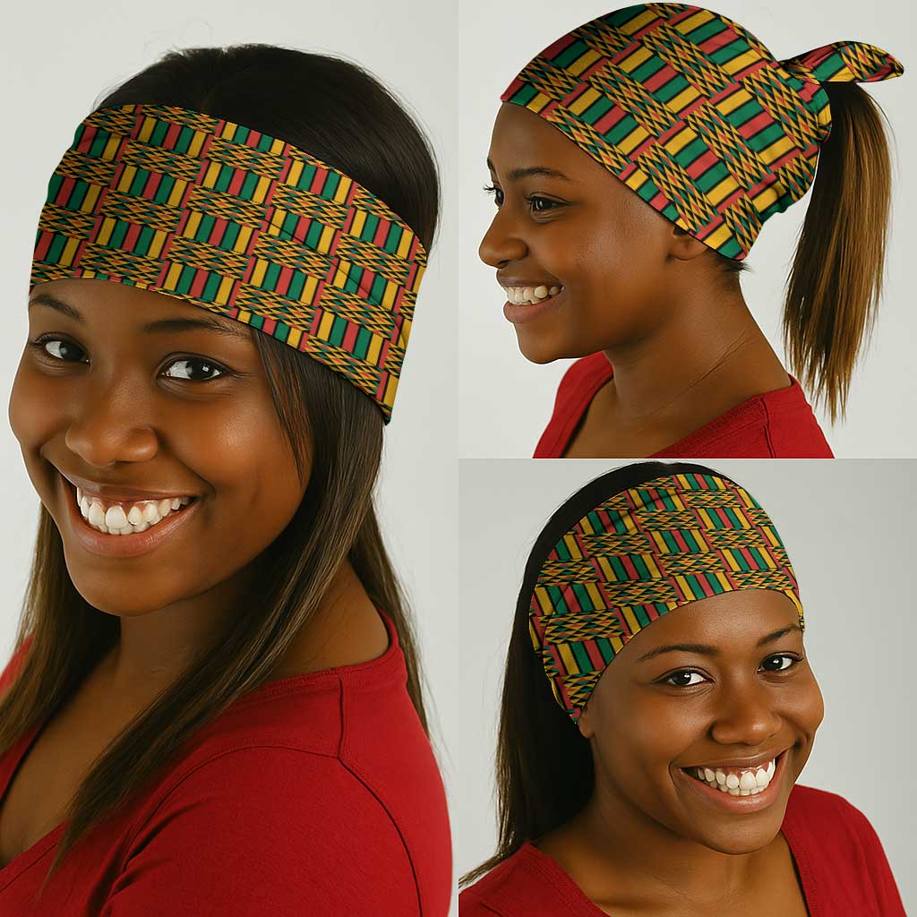 South African Heritage Day Neck Gaiter Kente Ethnic Patterns Mix Protea LT7