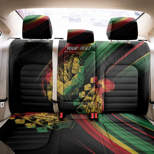 Personalised Afro Vibes Back Car Seat Cover Reggae King - Live The Way You Love