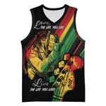 Personalised Afro Vibes Basketball Jersey Reggae King - Live The Way You Love LT7