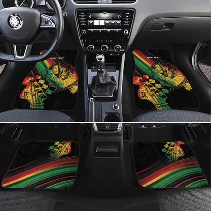 Personalised Afro Vibes Car Mats Reggae King - Live The Way You Love