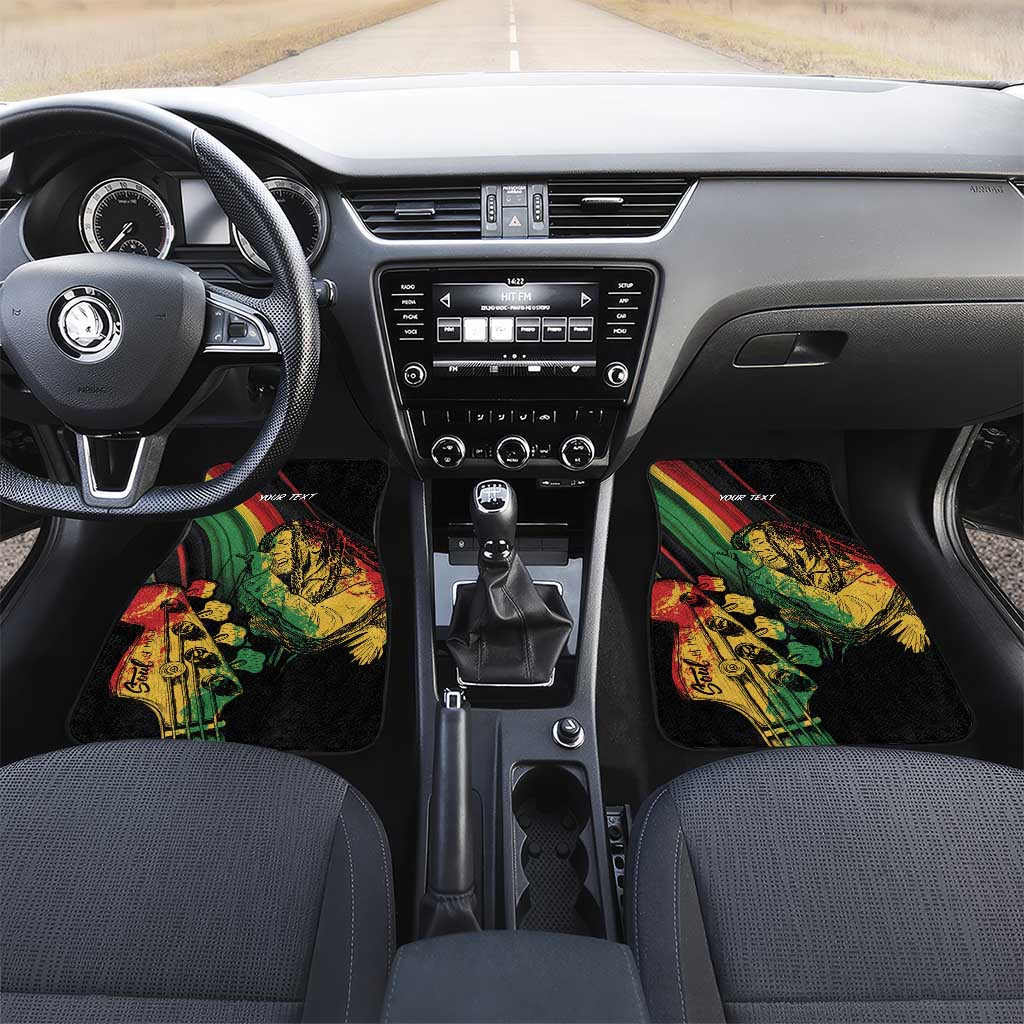 Personalised Afro Vibes Car Mats Reggae King - Live The Way You Love
