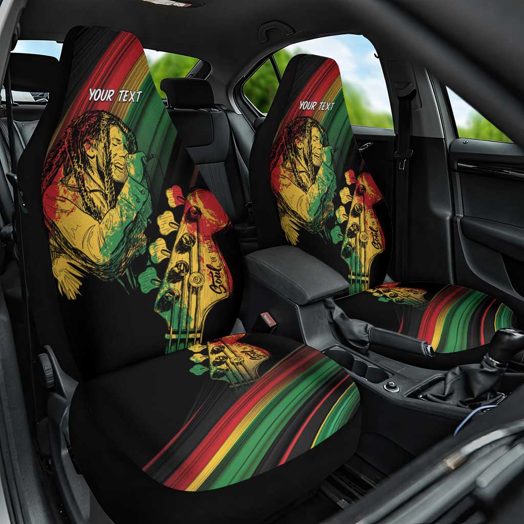 Personalised Afro Vibes Car Seat Cover Reggae King - Live The Way You Love