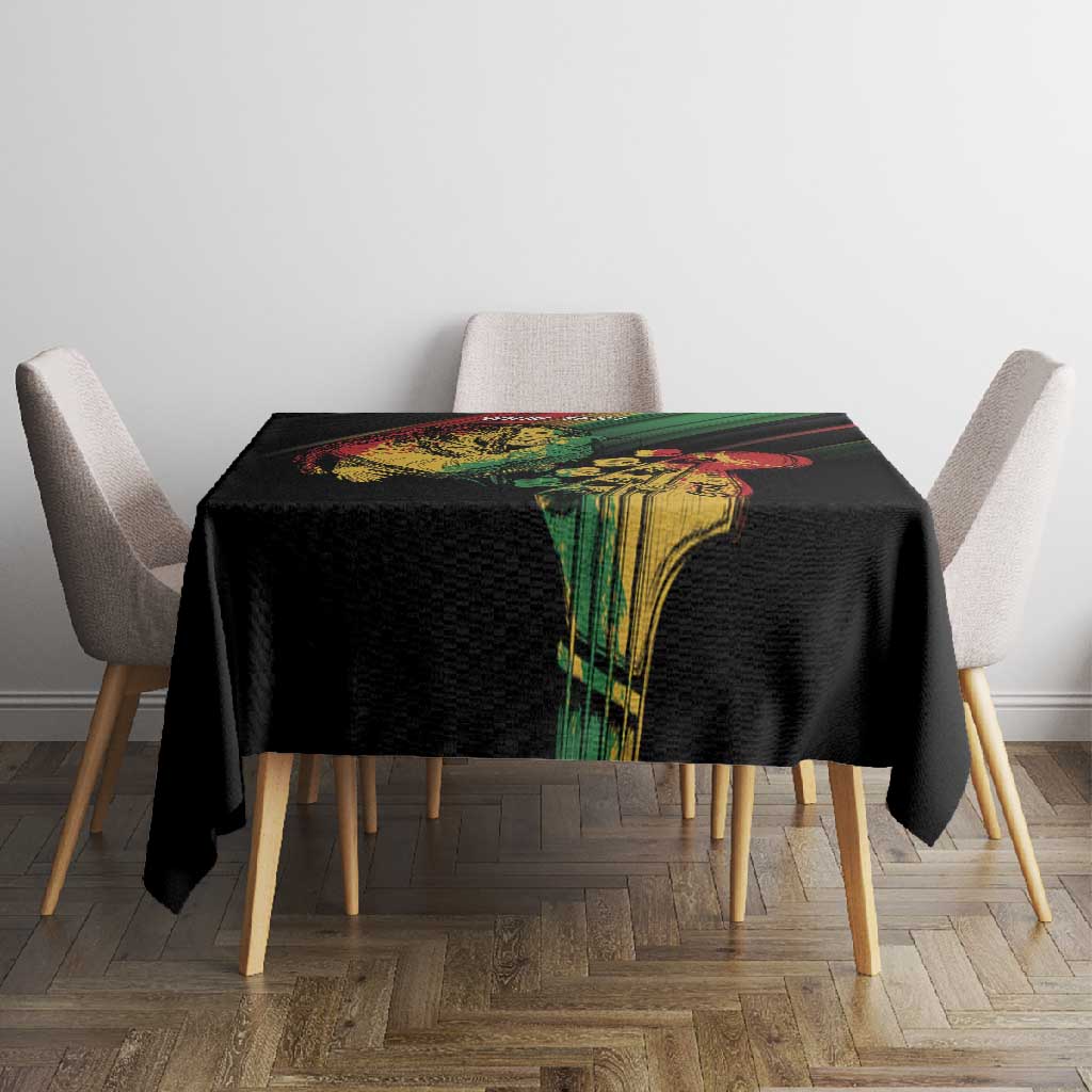 Personalised Afro Vibes Tablecloth Reggae King - Live The Way You Love