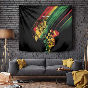 Personalised Afro Vibes Tapestry Reggae King - Live The Way You Love