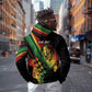 Personalised Afro Vibes Zip Hoodie Reggae King - Live The Way You Love