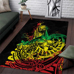 Personalised Jawaiian Reggae Area Rug Afro-Polynesian Style