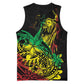 Personalised Jawaiian Reggae Basketball Jersey Afro-Polynesian Style LT7