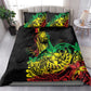 Personalised Jawaiian Reggae Bedding Set Afro-Polynesian Style