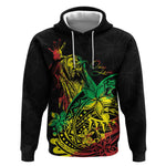 Personalised Jawaiian Reggae Hoodie Afro-Polynesian Style