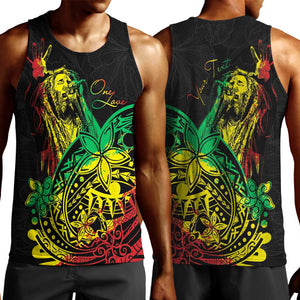 Personalised Jawaiian Reggae Men Tank Top Afro-Polynesian Style