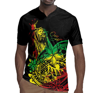 Personalised Jawaiian Reggae Rugby Jersey Afro-Polynesian Style