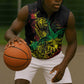 Personalised Jawaiian Reggae Sleeveless Zip Hoodie Afro-Polynesian Style - African Pride