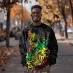 Personalised Jawaiian Reggae Sweatshirt Afro-Polynesian Style