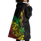 Personalised Jawaiian Reggae Wearable Blanket Hoodie Afro-Polynesian Style