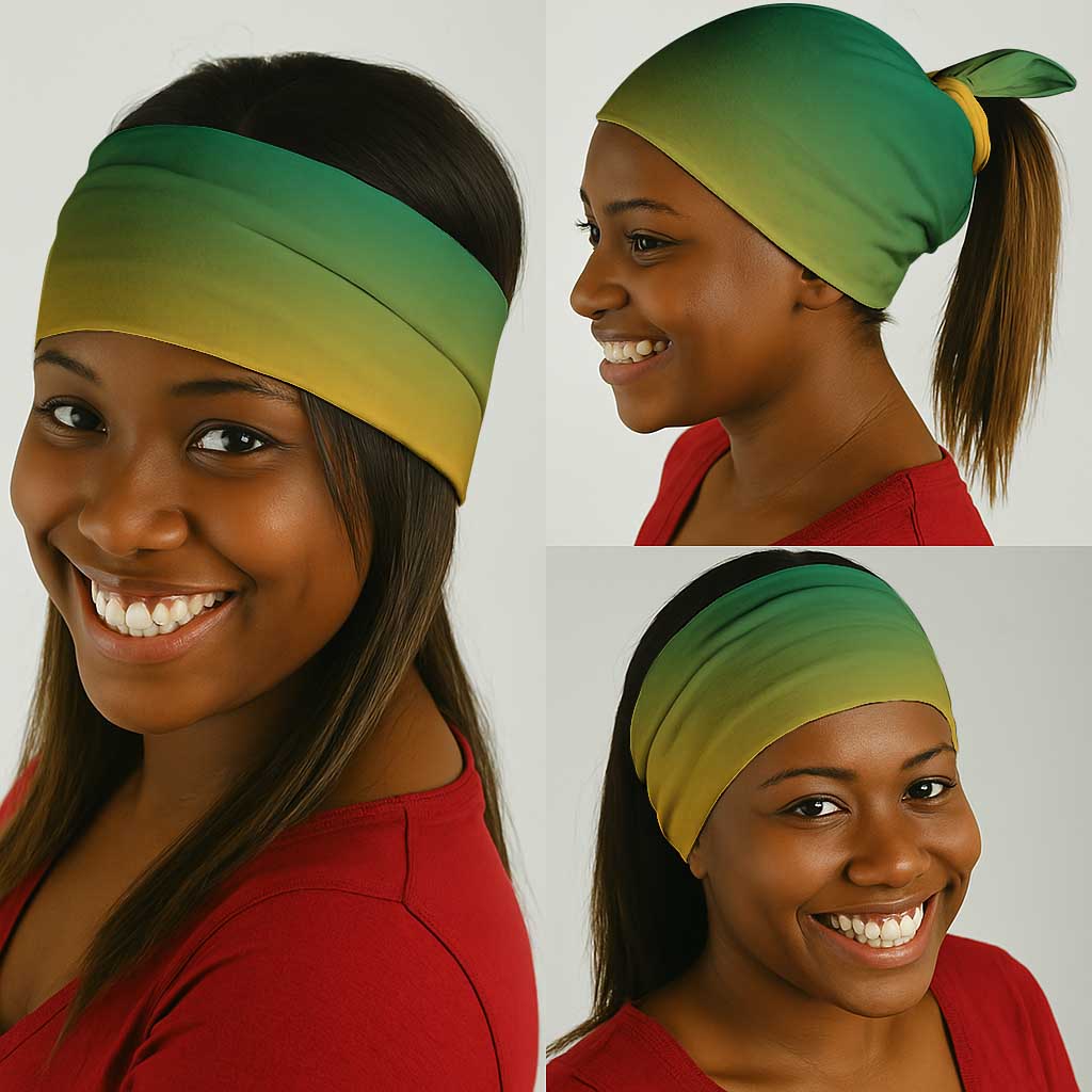 Jamaica Neck Gaiter Kente Pattern Basic - Yellow LT7
