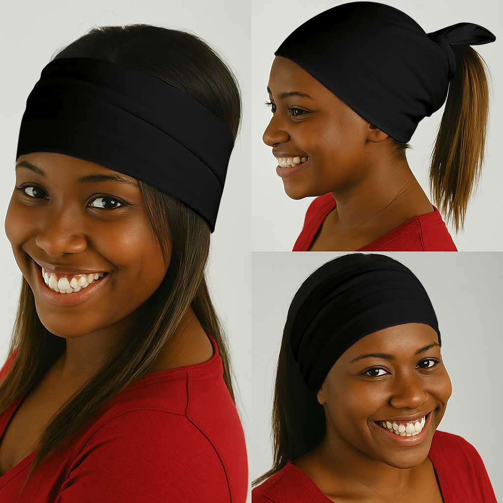 Jamaica Neck Gaiter Kente Pattern Basic - Black LT7