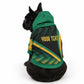 Personalised Jamaica Pet Hoodie Kente Pattern Basic - Black