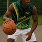 Personalised Jamaica Sleeveless Hoodie Kente Pattern Basic - Black - African Pride