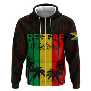 Personalised Jamaica Hoodie Reggae Festival Bob Marley Abstract Portrait